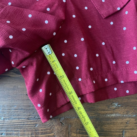 Moon River Polka Dot Belted Short - Picture 9 of 11